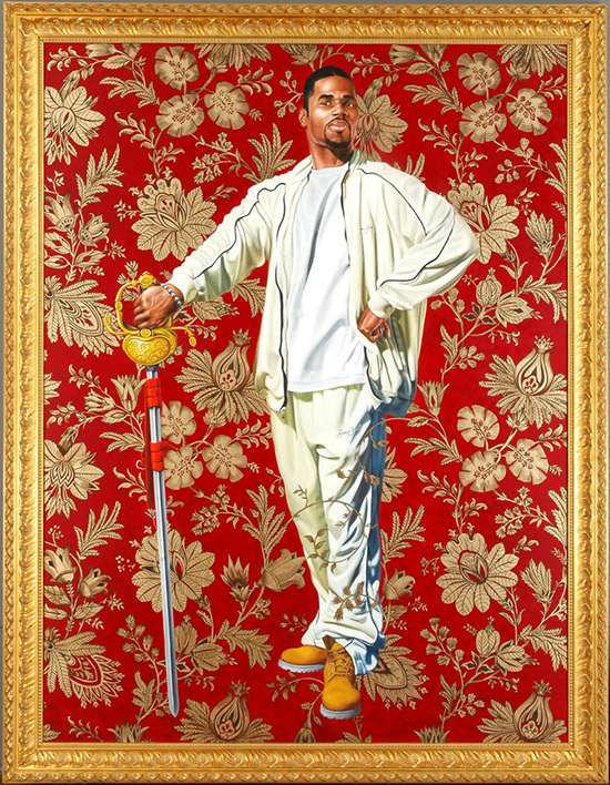 Portrait painting by Kehinde Wiley