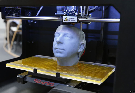 3D printed head
