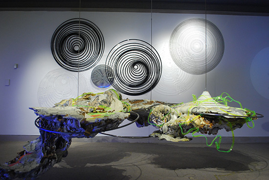 Art installation by Judy Pfaff