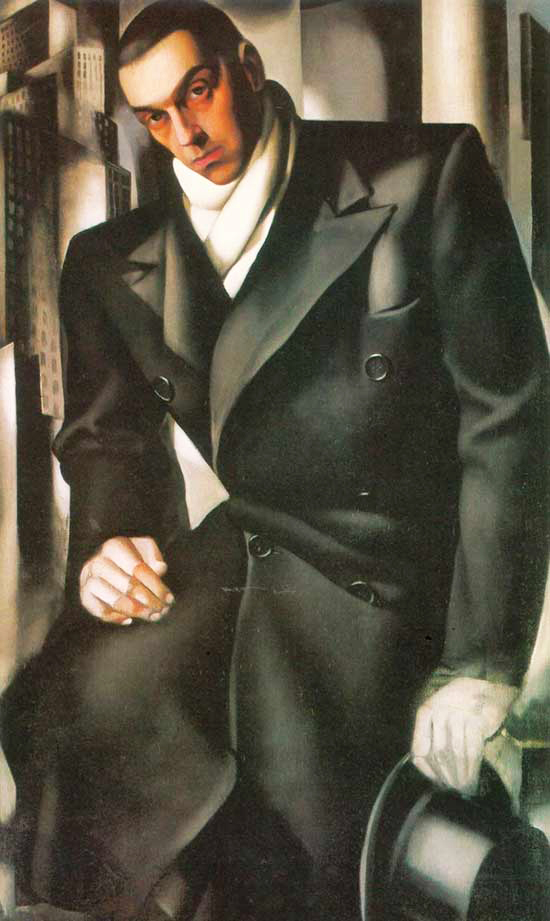 Portrait painting by Tamara de Lempicka
