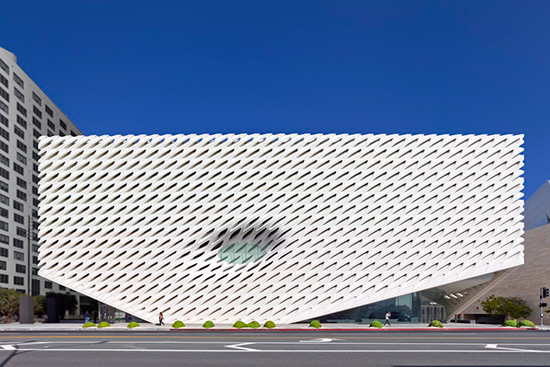 Broad Museum in Los Angeles, exterior view