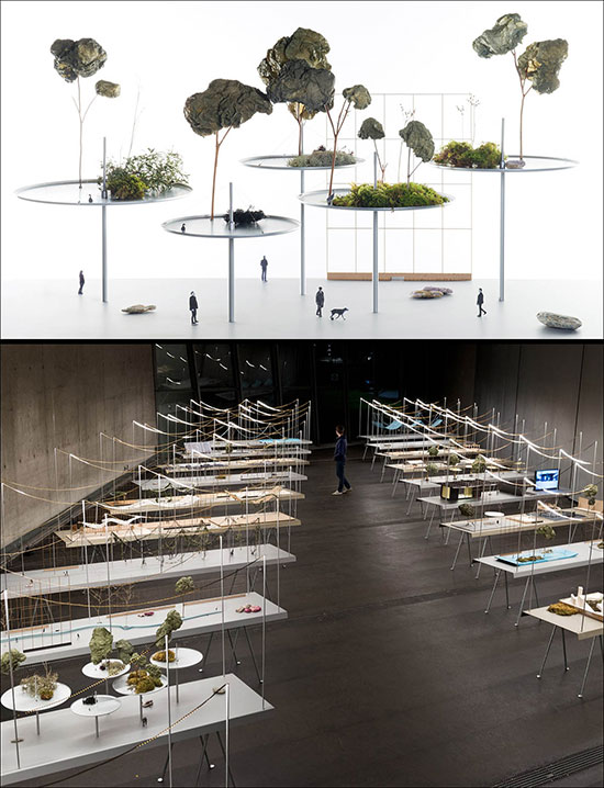 Urban Dreaming installation by the Bouroullec Brothers