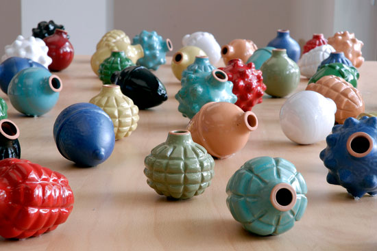 Mona Hatoum ceramic objects